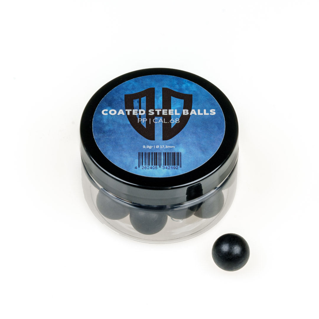 20 x COATED STEEL BALLs | 9,9g | Stahlkern mit Kunststoffmantel | 17,3mm | HDR68 | HDS68 | HDX68 | HDB68 | Cal.68