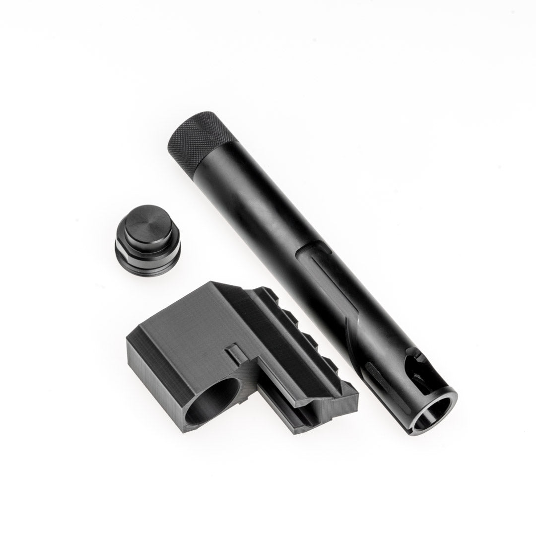 KOMBI | ALU TUNING BARREL - Short + Cover + Expansion Cap | Co² KIT | FSC Pistol | 60J+