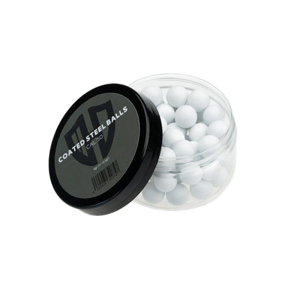 50 x COATED STEEL BALLs | RUBBER STEEL BALLs | 5g | EXTREM HART | HDR50 | HDP50 | ALFA 1.50 | AEA Challenger | Cal.50